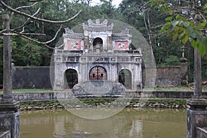 Tu Hieu Pagoda, where Thich Nhat Hanh once lived, Hue, Vietnam. photo